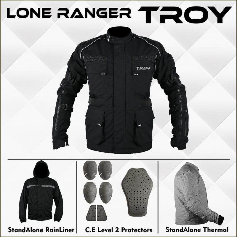 Lone Ranger Troy Touring Jacket - Black